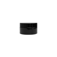 Prix d'usine 2oz 3oz 4oz 5oz 6oz 10oz Boîte en PET pour poudre de charbon actif, Pot en plastique noir pour cire, Bouteille pour crème, Pot en plastique pour shampoing