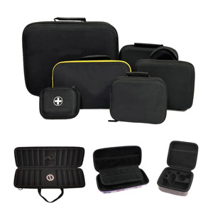 Factory Custom Black EVA Storage Box for Beauty Instrument Waterproof Shock Absorber with Fascia <strong>Gun</strong> for Special Purpose <strong>Cases</strong> - Product Image 6