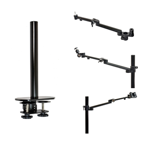 Soporte de brazo para <span class=keywords><strong>monitor</strong></span> de ordenador mecánico de acero inoxidable, soporte de brazo para <span class=keywords><strong>monitor</strong></span> de escritorio <span class=keywords><strong>Vertical</strong></span> ultrawide VESA para <span class=keywords><strong>monitor</strong></span> de pantalla de 13-32 pulgadas - Product Image 1