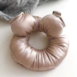 Chouchous en satin uni très vendus, épaisses et rembourrées en éponge, style coussin, pour femmes, accessoires et bandeaux pour cheveux de nuit - Product Image 3