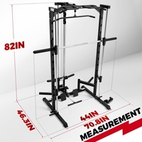 Station de câble réglable entraîneur fonctionnel prix d'usine multifonction Smith Machine usage domestique matériel de fer