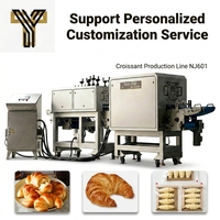Laminoir à Croissants Électrique Automatique Haute Vitesse, Machine Industrielle de Boulangerie, Production Commerciale de Pâtisserie, 380V, Garantie 1 An