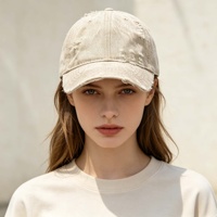 Cappellino da Baseball Unisex Vintage Effetto Invecchiato, Chiusura Regolabile, Morbido e Traspirante, Protezione Solare per Streetwear e Campeggio