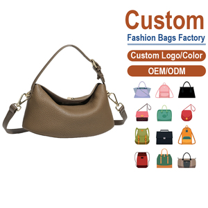 Sac bandoulière Boston matelassé en cuir véritable vintage, luxe, polyvalent, pour les trajets quotidiens, OEM/ODM personnalisé, hiver, automne, été - Product Image 1