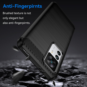 Per <span class=keywords><strong>Xiaomi</strong></span> 12T Pro Case, custodia per telefono con <span class=keywords><strong>Cover</strong></span> posteriore in TPU sottile antiurto con struttura in fibra di carbonio spazzolata per <span class=keywords><strong>Xiaomi</strong></span> Mi 12T Pro - Product Image 3