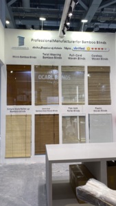 Persianas Enrollables de Bambú con Diseño Tradicional Sencillo y Brillante, Patrón Horizontal Natural, con Formato de Cuerda para Ventanas, Técnica Simple - Product Image 6