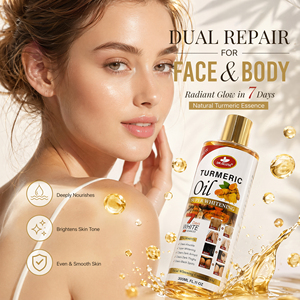 Huile Essentielle de Curcuma OEM Super Éclaircissante en 7 Jours – Estompe les Taches Brunes, les Jointures Noires, les Aisselles, l'Intérieur des Cuisses, le Visage et le Corps – Huile Éclaircissante - Product Image 3