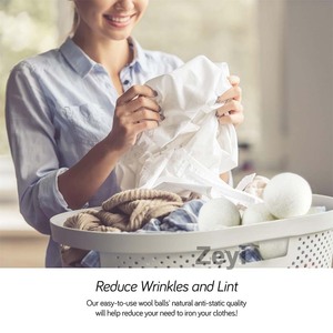 Biểu Tượng Tùy Chỉnh Len Máy Sấy Bóng Tự Nhiên Vải Làm Mềm Làm Của 100% Hữu Cơ Cao Cấp <span class=keywords><strong>New</strong></span> <span class=keywords><strong>Zealand</strong></span> Len Giảm Nếp Nhăn Bé An Toàn - Product Image 2