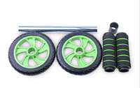 Kit de rouleau de roue d'entraînement musculaire, équipement de gymnastique, rouleau Abdominal, support Push-up, ensemble de maison de 7 pièces, Fitness abdominal