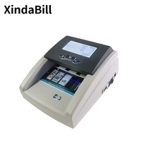 Machine de comptage d'argent portable pratique USD/EUR/GBP/ARP Mini détecteur de monnaie multi-devises UV/MG/IR Comptage de billets Affichage LCD