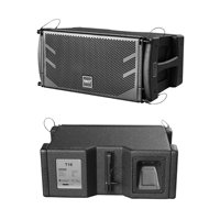 Système de sonorisation professionnel avec enceintes amplifiées, enceintes mini line array actives de 10 pouces, équipement sonore/amplificateurs/enceintes