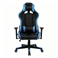 Chaise de bureau ergonomique pivotante en gros pour la maison, avec roulettes en PU, confortable et inclinable, idéale pour le gaming