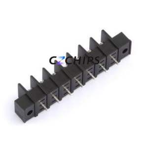 MX25CM-7.62-07P-BK01-Cu-S-A Barrier Terminal Block Through hole,P=7.62mm Connector Two Sides 7.62mm 1x7P Straight Pin - Product Image 2