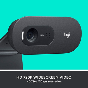 Cámara <span class=keywords><strong>Web</strong></span> Empresarial Logitech C505e HD 720p, Micrófono de Largo Alcance de 3 m, RightLight 2, Corrección Automática de Luz, Cable USB de 2 m para Teams Zoom - Product Image 2