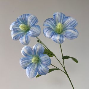 Artificial <b>Flower</b> <b>Single</b> Branch Silk High Simulation Wedding Outdoor Decor Home Ornament - Product Image 2
