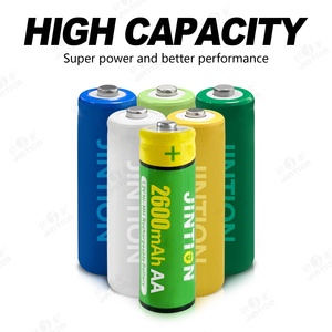 JINTION <span class=keywords><strong>NiMh</strong></span> <span class=keywords><strong>AA</strong></span> 2600mAh 1,2 V <span class=keywords><strong>AA</strong></span> batería recargable <span class=keywords><strong>NiMH</strong></span> batería <span class=keywords><strong>AA</strong></span> 1,2 V baterías recargables personalizar para juguetes de luz Solar - Product Image 4