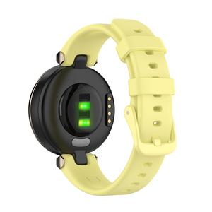 สายรัดข้อมืออัจฉริยะสีพื้นสำหรับ Garmin Lily สายนาฬิกาซิลิโคน<span class=keywords><strong>น</strong></span>ุ่มสำหรับผู้หญิง - Product Image 3