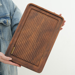 Solid Walnut Wood <b>Tea</b> Tray Rectangle Durable Kung Fu <b>Tea</b> <b>Set</b> Tray Household <b>Tea</b> Table Afternoon <b>Tea</b> Use - Product Image 1