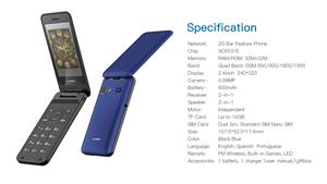 2023 telefono cellulare Flip 2G con doppia SIM da 2.4 pollici molto competitivo - Product Image 2