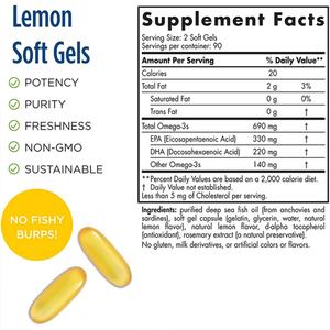 Extracto de Aceite de Pescado Omega 3 de Alta Calidad, Apoyo Óptimo para el Bienestar, Salud del Corazón y Sistema Inmunológico, Suplementos de Aceite de Pescado Omega 3 - Product Image 3