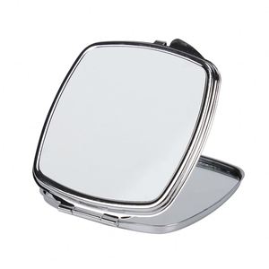 Miroir de poche vintage personnalisé en gros, miroir pliable compact en forme de cœur pour mariage, petits miroirs pour cadeau - Product Image 3