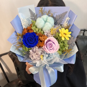 Bouquet di Rose Stabilizzate in Confezione Regalo, Fiori Romantici di Prima Qualità <span class=keywords><strong>per</strong></span> <span class=keywords><strong>San</strong></span> <span class=keywords><strong>Valentino</strong></span>, Compleanno, Matrimonio, Novità 2026 <span class=keywords><strong>per</strong></span> <span class=keywords><strong>Lei</strong></span> - Product Image 4