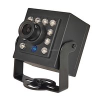Microphone intégré, audio 1080P Full HD, caméra IP miniature infrarouge analogique ATM Koisk 2MP