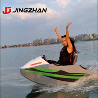 Bateau de karting électrique portable haute performance à jet d'eau avec une grande capacité de charge