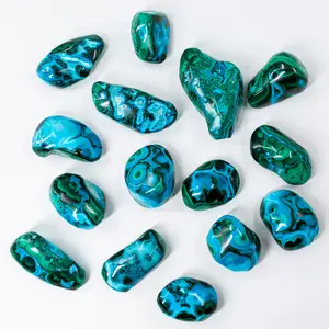 Wholesale natural high quality reiki folk crafts chrysocolla free crystal raw healing for home decoration