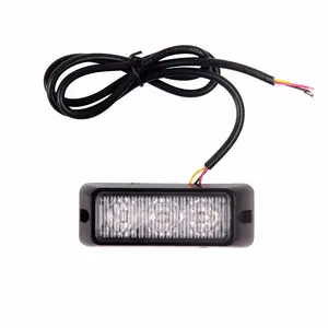 Car truck emergency warning light white red blue amber 12v led strobe light