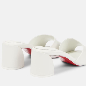 Tendance : Mules et Sandales à Talons Carrés Moyens pour Femme, Bout Ouvert Carré, Idéales pour l'Été - Product Image 4