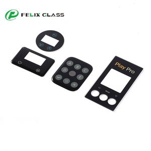 2mm Touch Screen Protective Glass Screen Printed Automation Home Tempered Cover Glass Panel for <b>Smart</b> Door <b>Lock</b> - Product Image 1