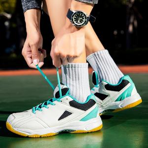 Zapatos <span class=keywords><strong>de</strong></span> Bádminton <span class=keywords><strong>de</strong></span> entrenamiento profesional personalizados para hombres y <span class=keywords><strong>mujeres</strong></span>, zapatos <span class=keywords><strong>de</strong></span> voleibol <span class=keywords><strong>de</strong></span> tenis transpirables <span class=keywords><strong>de</strong></span> malla - Product Image 4