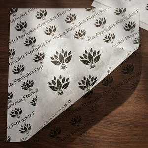 One Side Silicon Coated Name Printed <b>Paper</b> for Custom Branding Food <b>Wrapping</b> and Packaging Applications - Product Image 2