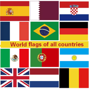 Premium Custom <span class=keywords><strong>El</strong></span> Salvador Bandera Nacional 3*5 pies 100% Poliéster Barato Personalizado Todos los países Banderas Evento nacional Campaña deportiva - Product Image 5