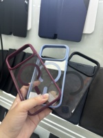 Étui de téléphone magnétique antichoc avec dos transparent et grande ouverture pour l'appareil photo, coque de protection pour iPhone 18 Pro et iPhone 18 Pro Max