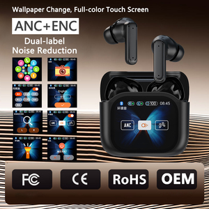 Nuevos Auriculares Inalámbricos Intrauditivos BT 5.4 con Pantalla Táctil, IA y 144 Idiomas - Product Image 2