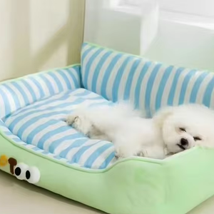 Divano Letto per Animali Domestici, Cuccia Morbida in Peluche per <span class=keywords><strong>Cani</strong></span> e Gatti di Piccola e Media Taglia, Tappetino Aperto Morbido e di Supporto per Gattini e Cuccioli da Interno - Product Image 1