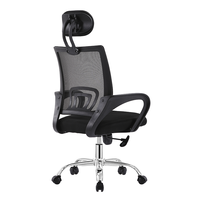 Chaise de bureau ergonomique en maille avec accoudoirs fixes pour personnes en surpoids, cadre noir et blanc, inclinaison et levage électriques, design moderne
