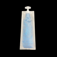 Bolsa de Viaje Pequeña Mate Transparente con Boquilla y Tapa para Champú, Crema y Líquidos Cosméticos, Venta al por Mayor de Fábrica OEM