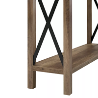 Table console d'entrée en bois moderne et luxueuse pour le couloir, l'entrée, le coin, le salon