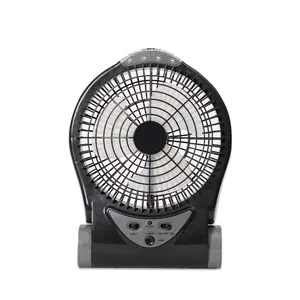 Preço de fábrica 6 polegadas cobrando tabela ventilador com suporte bateria camping ventilador com LED