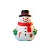 Jouets Squishy de Noël Mignons à Presser : Père Noël, Bonhomme de Neige, Cerf – Décorations de Bureau pour Cadeau de Fêtes