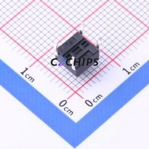 TS-KG02-AB60F Tactile Switch Through hole Component THT-4P,6x6mm Switch Single Pole Single Throw Round Button 2.5N Through Hole - Product Image 2