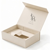 Boîte d'emballage en carton magnétique personnalisée, boîte cadeau de luxe haut de gamme pour flacon de parfum, boîte d'emballage magnétique à rabat