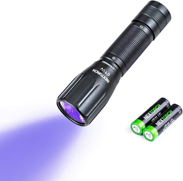 NEXTORCH C1 UV 365 nm Mini Uv Flashlight for ID Checking Torch Fluorescent Inspection Hotel Checking Uv Led Flashlight