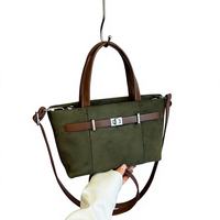 Tas Selempang Wanita Trendy Ukuran Sedang, Tekstur Suede Retro, Dua Pegangan Atas, Tali Selempang Dapat Disesuaikan, Cocok untuk Kantor