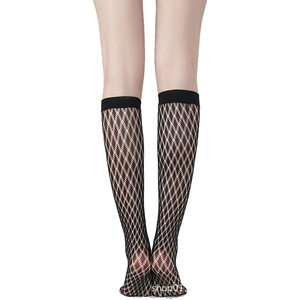 <b>Fishnet</b> Socks Men Black Mid-Calf Nylon Anti-Snag Quick-Drying Regular Casual Socks - Product Image 5