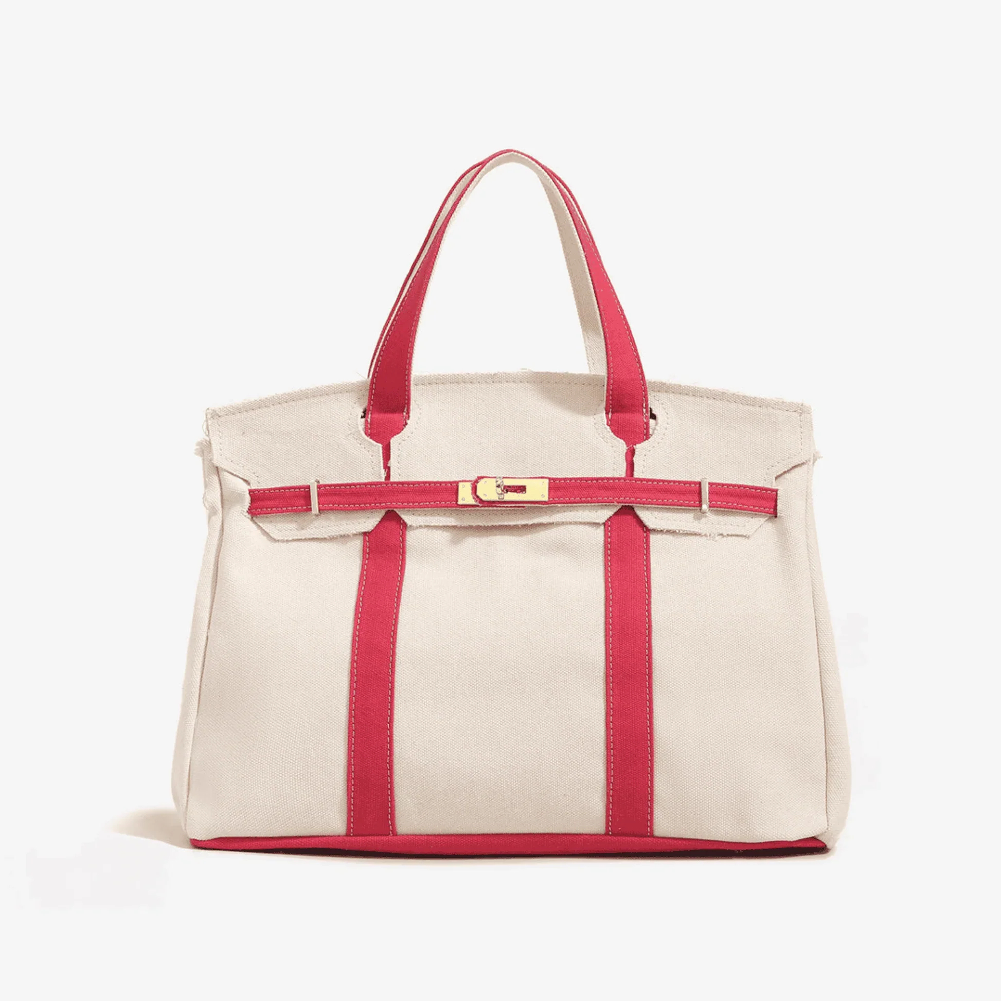 Sac fourre-tout de luxe rouge