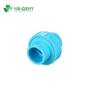 工場用青色DIN規格PN10 PN16ソケットPVCユニオンパイプ継手（配管用水用） - Product Image 5